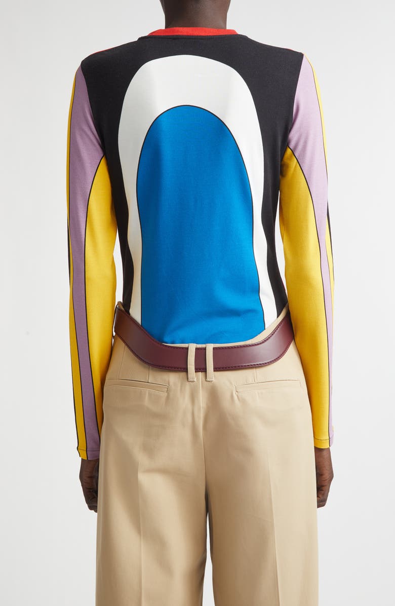 Jean Paul Gaultier Junior Body Map Print Jersey T-Shirt, Alternate, color, Black Multicolor