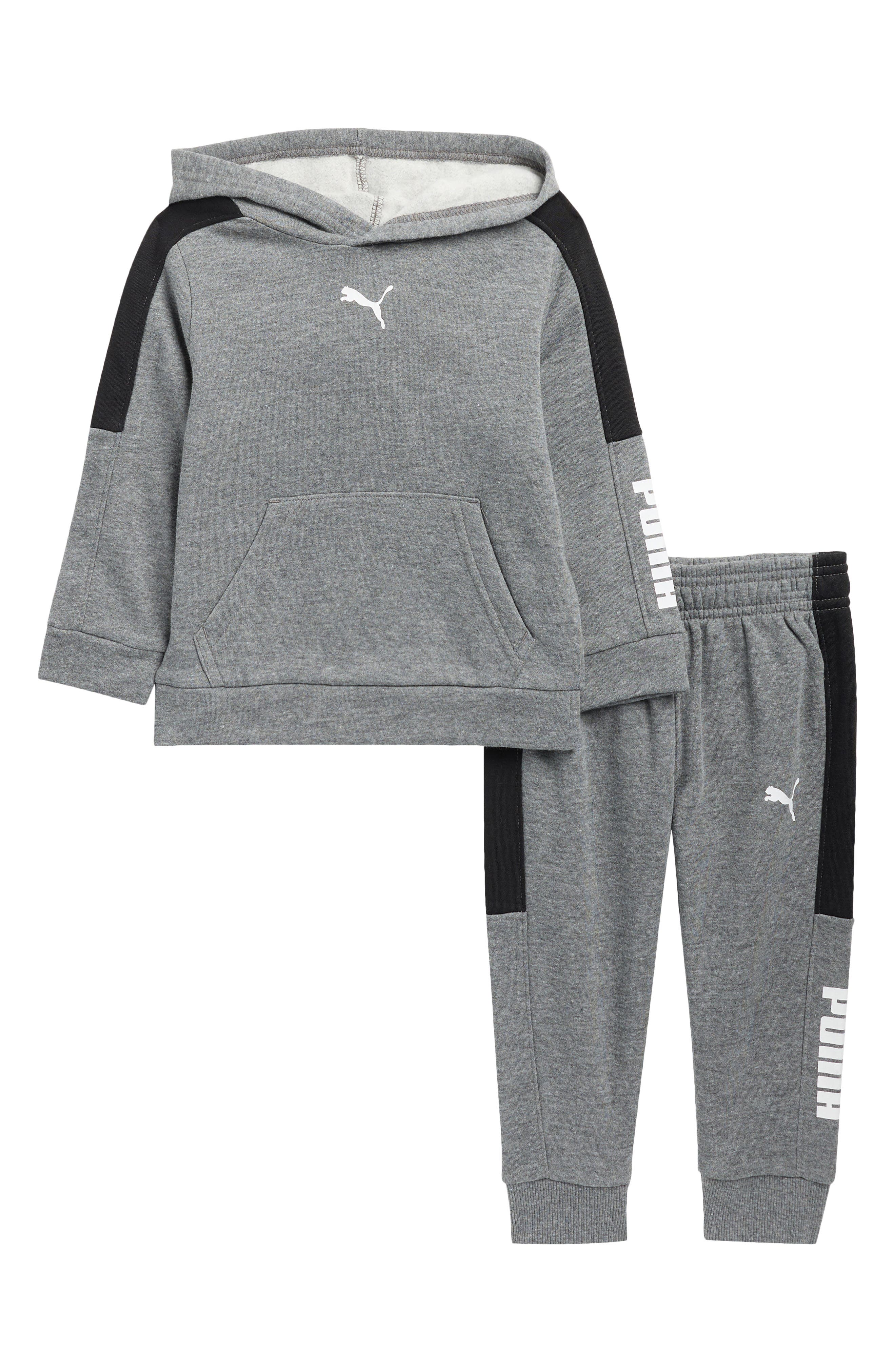 PUMA Kids&#39; Fleece Hooded Pullover &amp; Joggers