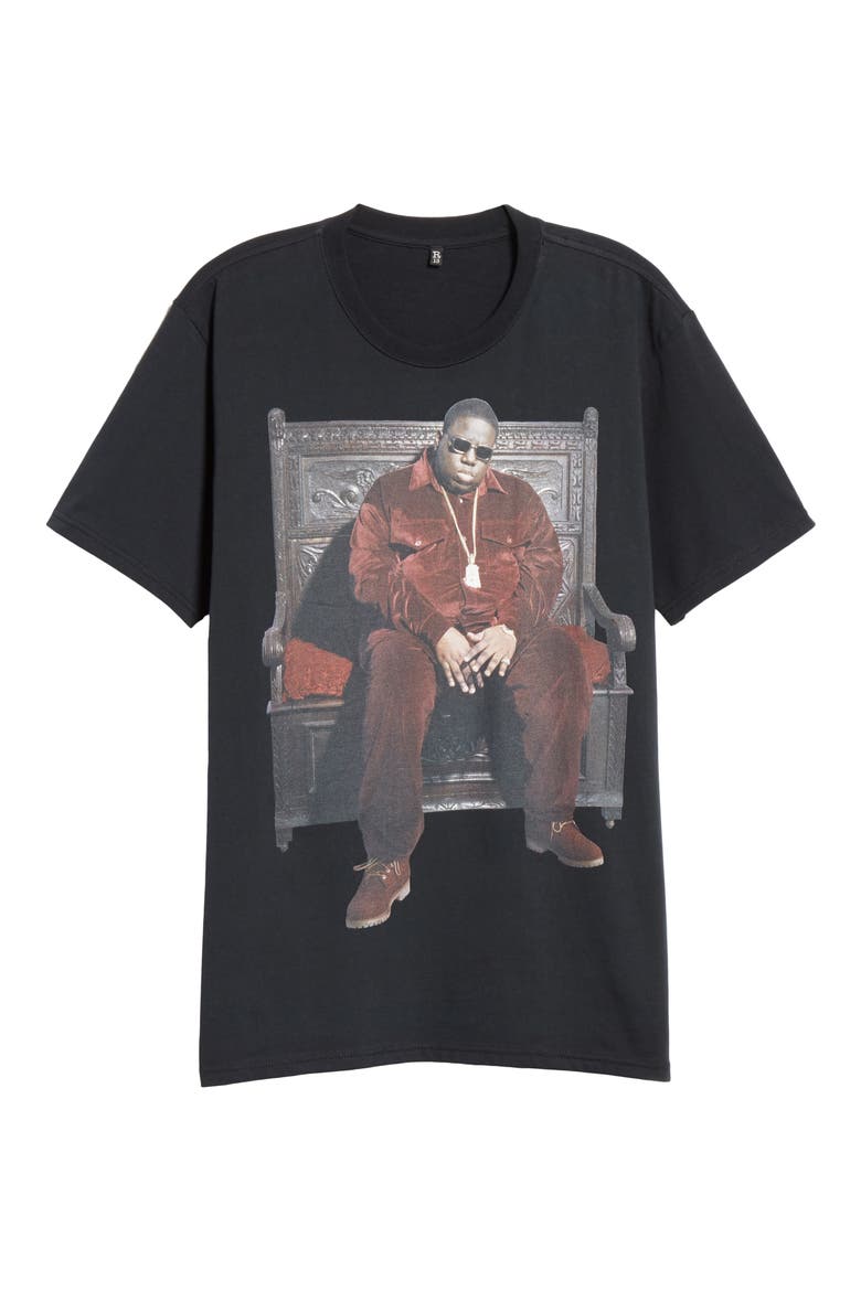 Biggie Throne Curtis Tee, Alternate, color, VINTAGE BLACK