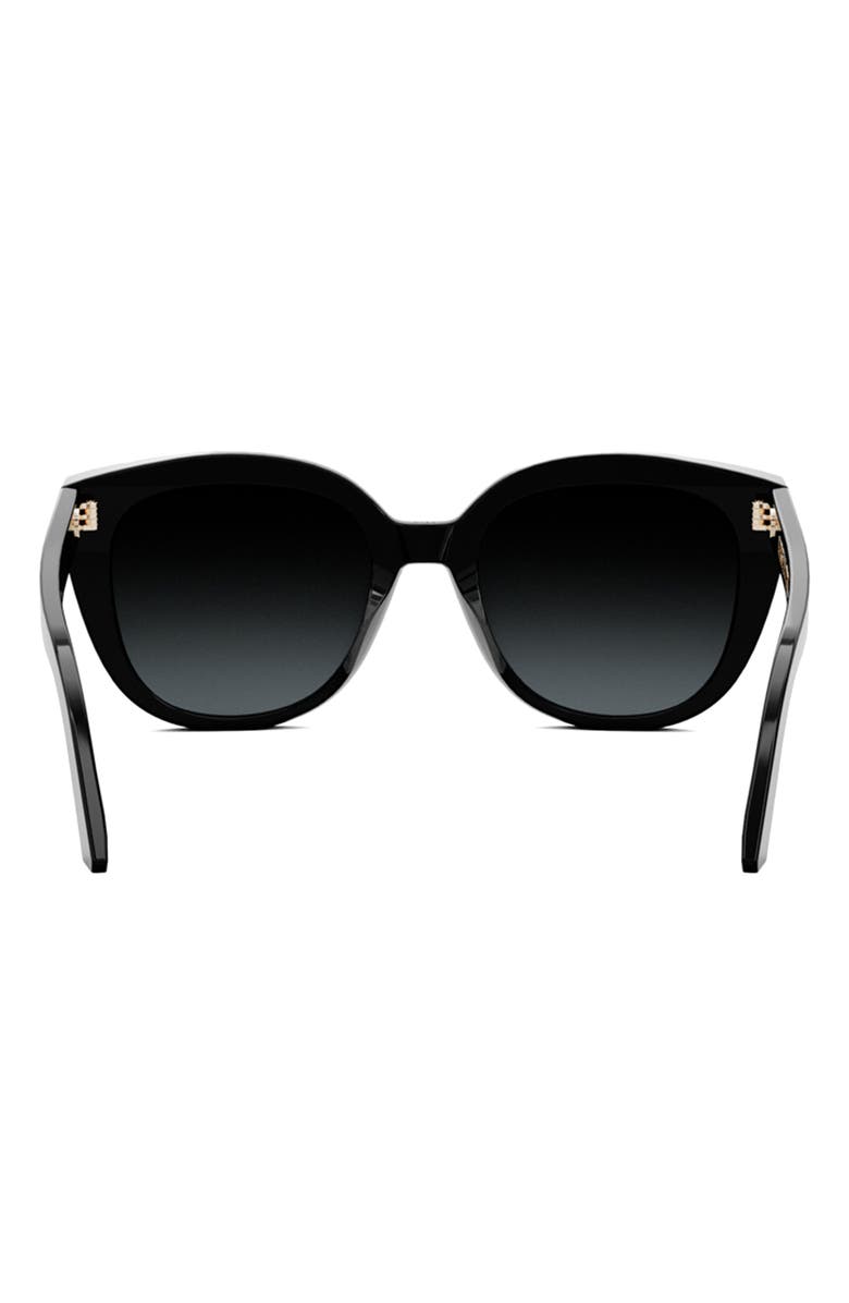 DIOR ‘DiorMidnight R1I 54mm Butterfly Sunglasses, Alternate, color,