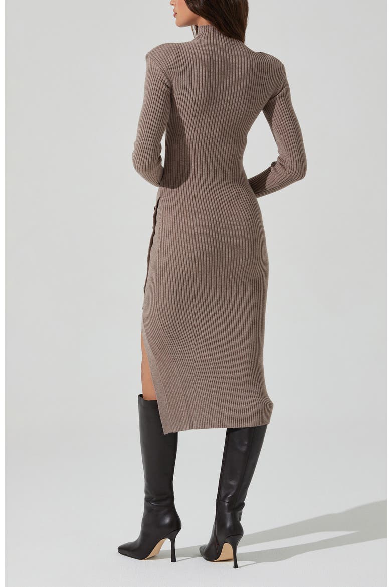 Soryn Long Sleeve Sweater Dress, Alternate, color, TAUPE