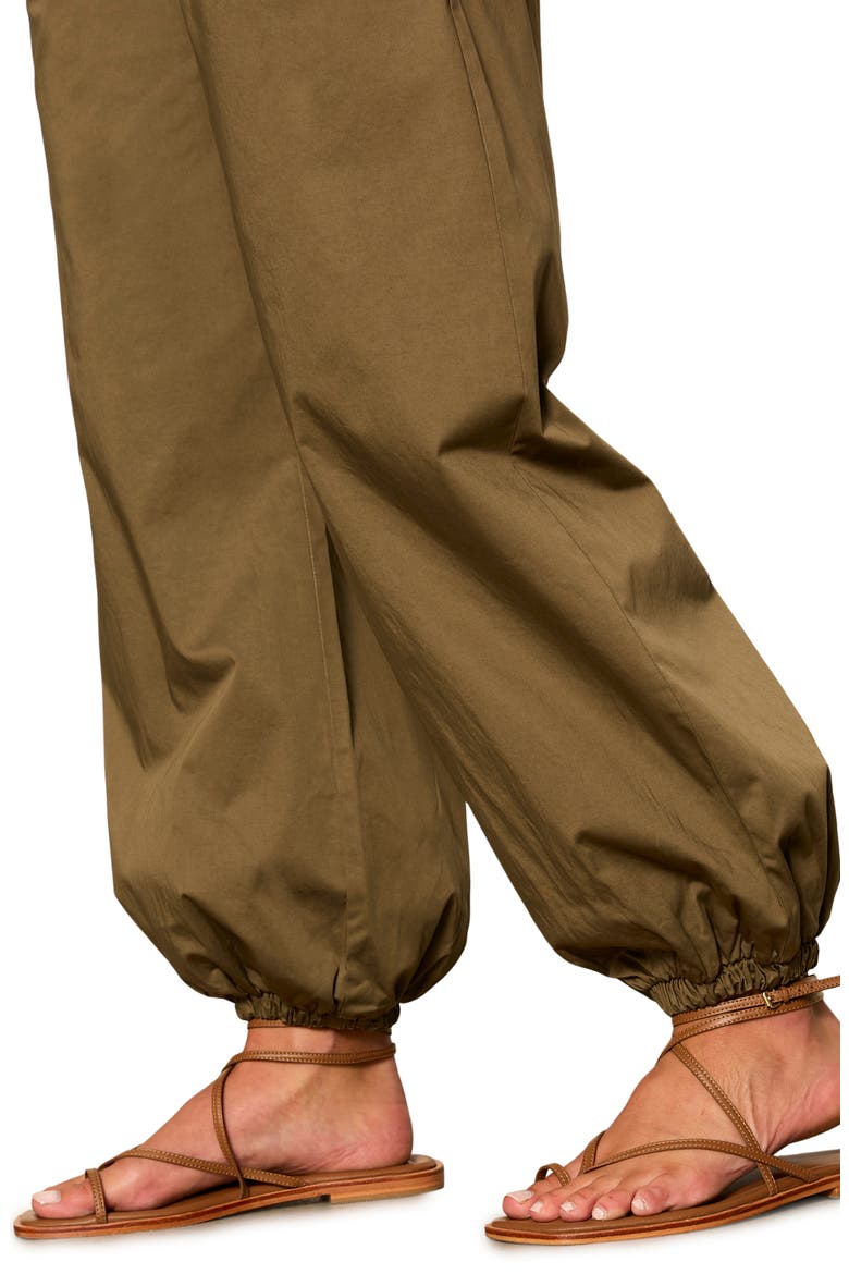 Float On Stretch Cotton Balloon Pants, Alternate, color, TIMBER BROWN