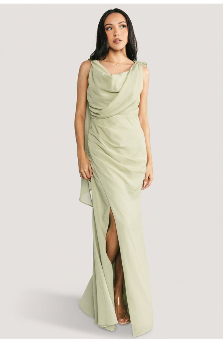 Baltic Børn Nova Maxi Dress, Main, color, Sage