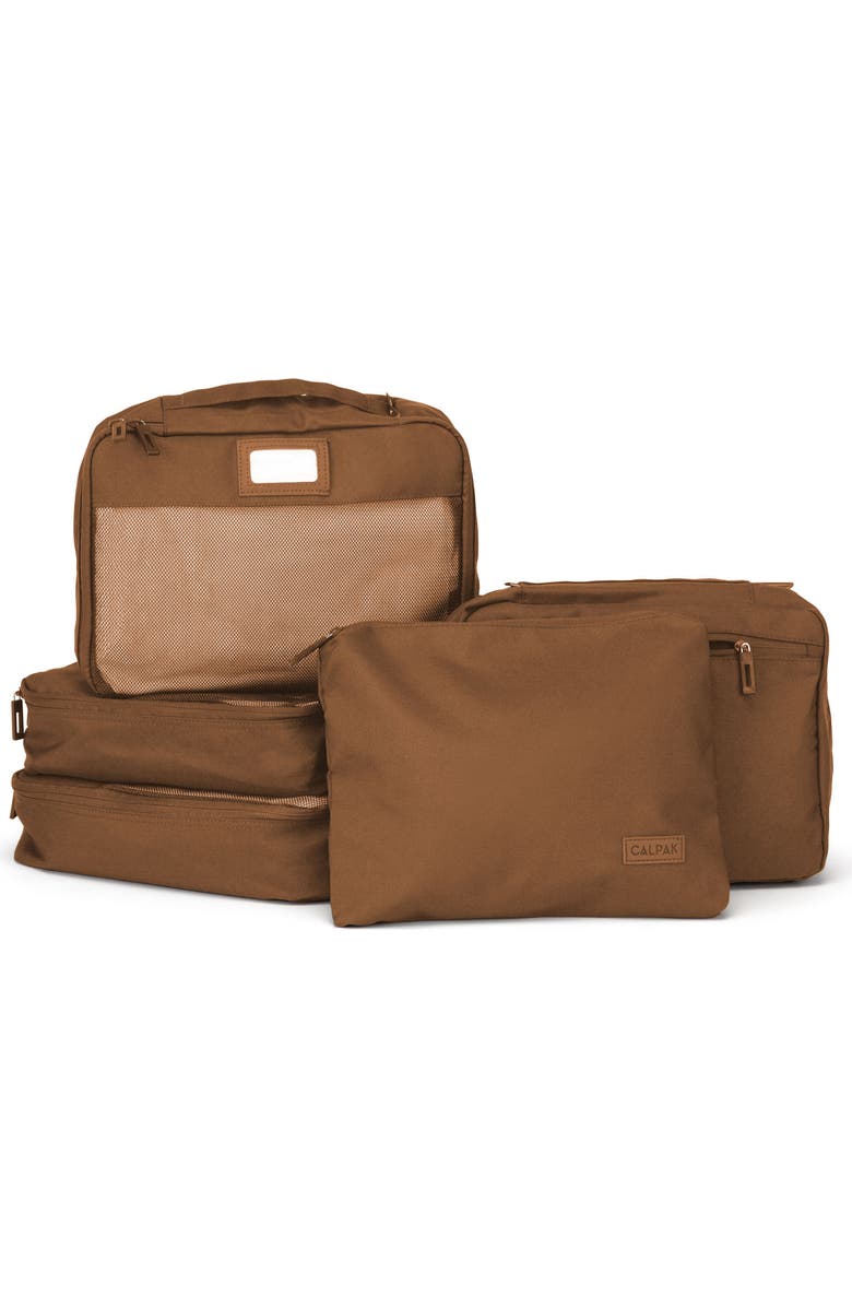 CALPAK 5-Piece Packing Cube Set, Main, color, Hazel