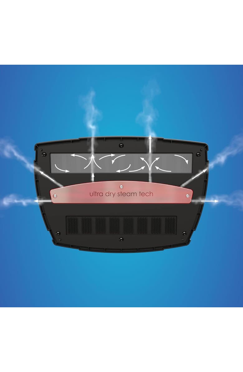 Euroflex Vapour Plus 18-Piece Steam Mop, Alternate, color, Black