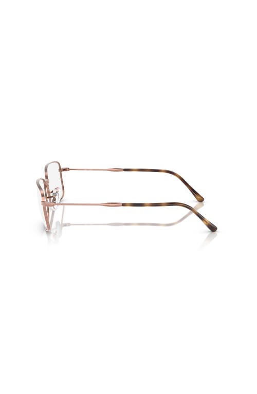 Ray Ban Ray-ban 56mm Irregular Optical Glasses In Neutral