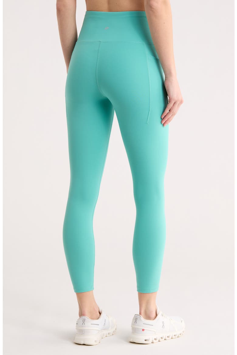 Alba Pocket Crop Leggings, Alternate, color, AGATE GREEN