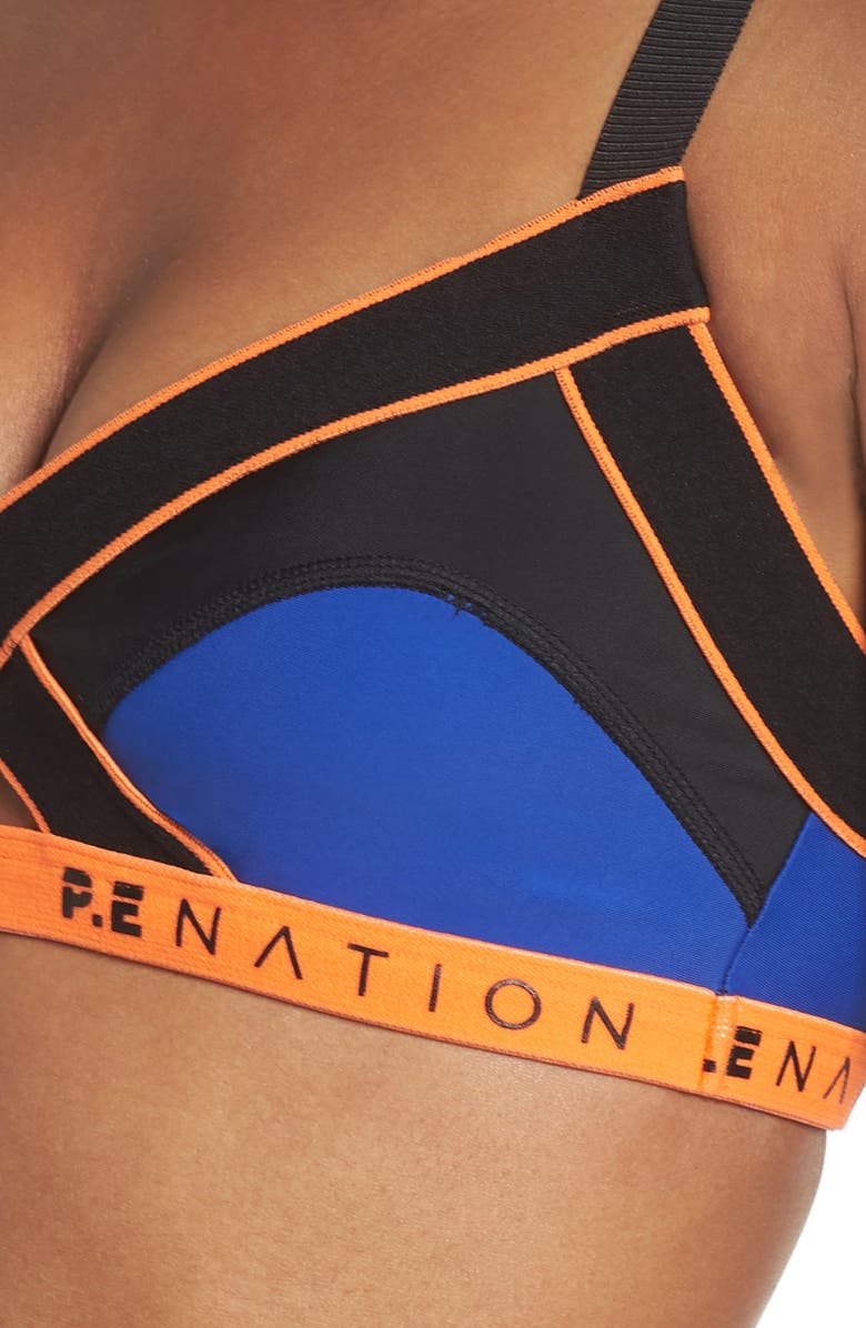 P.E Nation The Alignment Sport Bra, Alternate, color, 