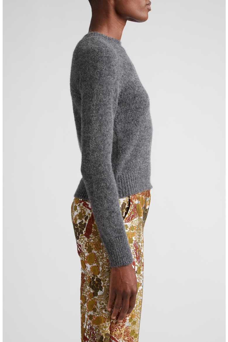 Texas Alpaca & Wool Blend Sweater, Alternate, color, GREY 802