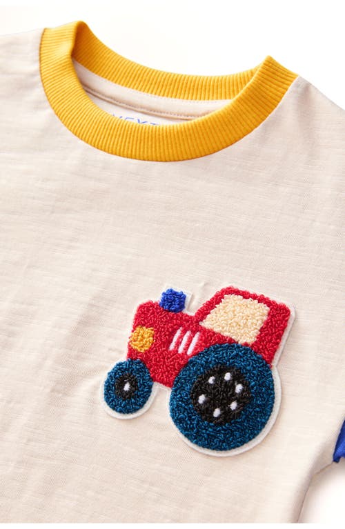 Next Kids' Colorblock Tractor Long Sleeve T-shirt In Red