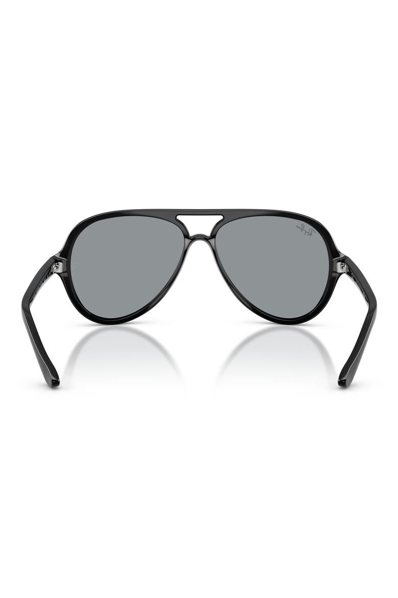 Cats 5000 59mm Pilot Sunglasses, Alternate, color, BLACK / GREY