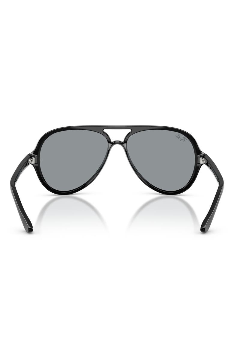 Ray-Ban Cats 5000 59mm Pilot Sunglasses, Alternate, color, Black / Grey