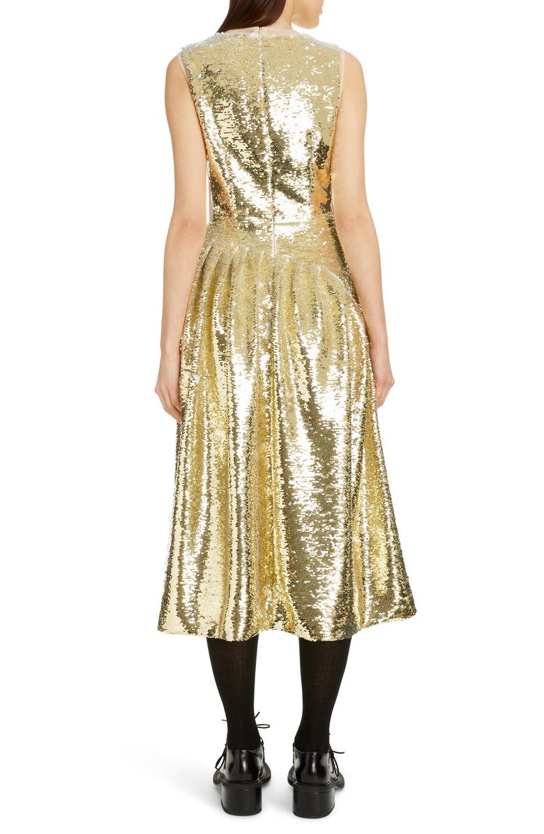 Simone Rocha Sequin Midi Dress, Alternate, color, 