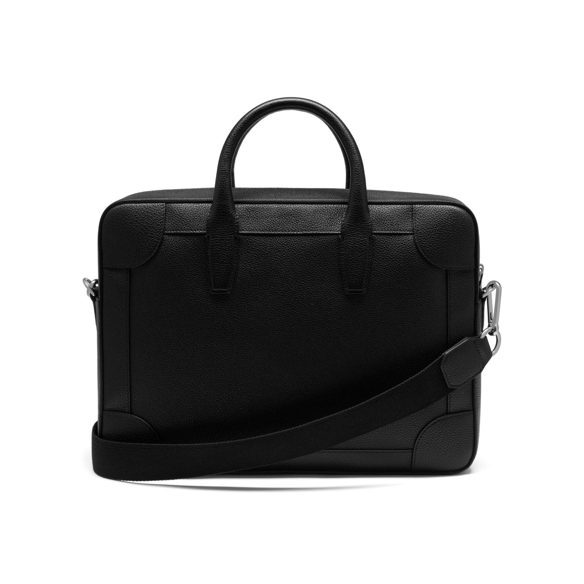 Mulberry Belgrave Leather Briefcase, Alternate, color, Black