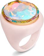 Kurt Geiger London Oval Stone Cocktail Ring