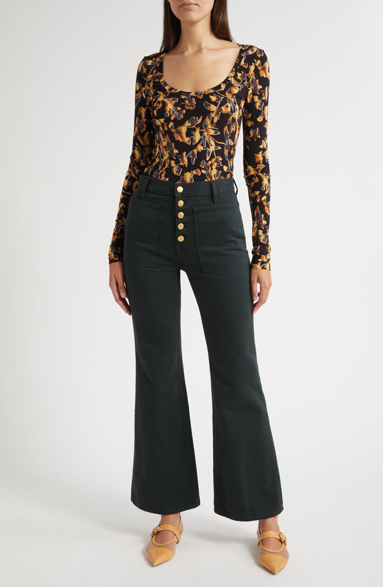 Ulla Johnson Aris Long Sleeve Knit Top, Alternate, color, Solaris