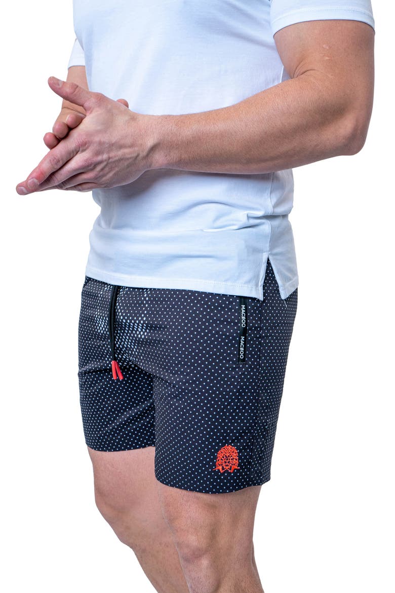 Lion Funkyskull Black Swim Trunks, Alternate, color, BLACK
