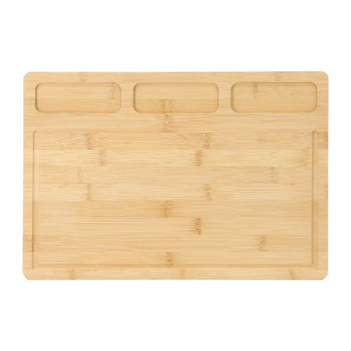 Megachef 3 Piece Wood Cutting, Prep And Serving Boards In Brown
