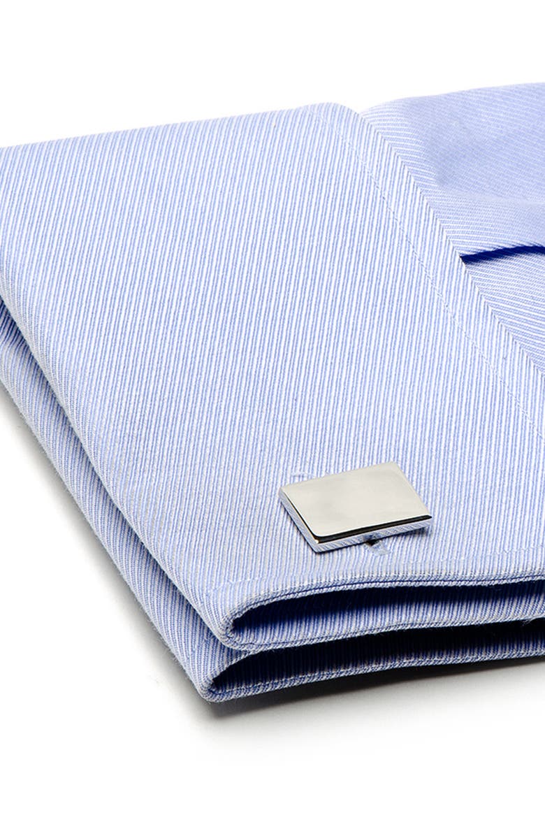 Cufflinks, Inc. Infinity Edge Sterling Silver Cufflinks, Alternate, color, 