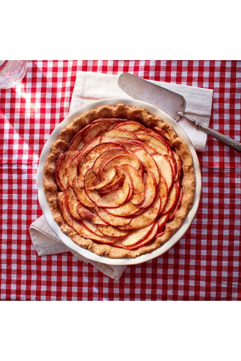 Modern Classics 9-Inch Ribbed Pie Dish, Alternate, color, Sugar