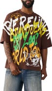 True Religion Graffiti Oversize Heavyweight Cotton Graphic T-Shirt