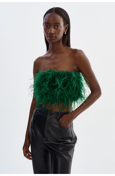 Zaina | Feather Bustier