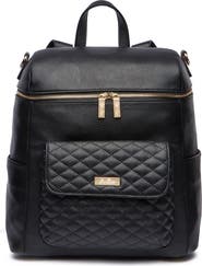 Luli Bebé Monaco Faux Leather Diaper Backpack