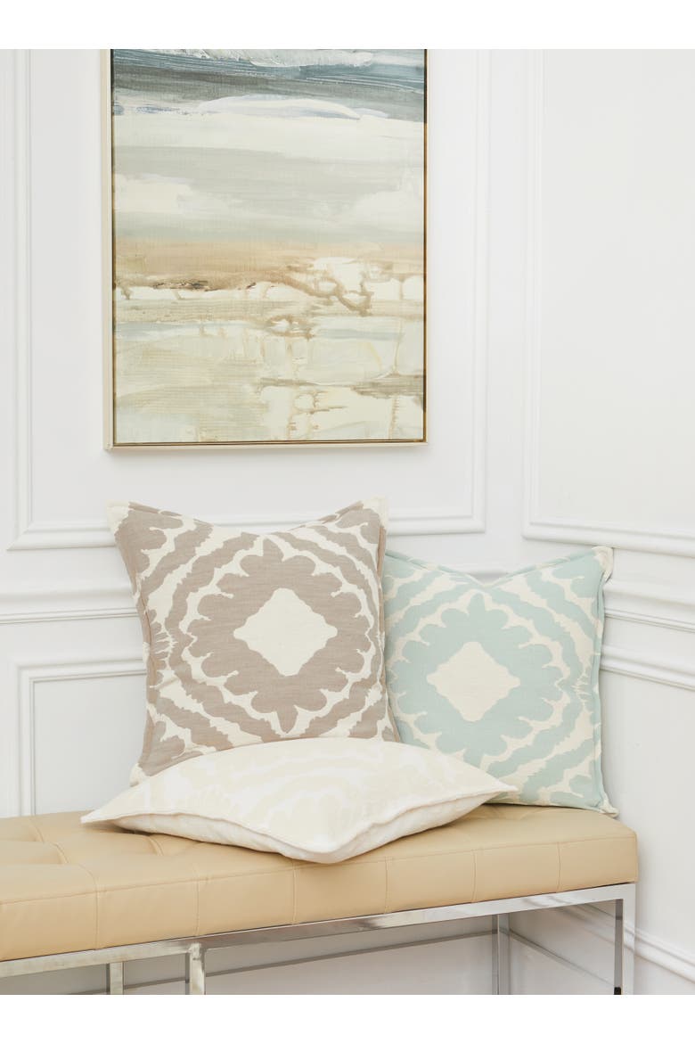 Cleo Throw Pillow Collection, Alternate, color, White