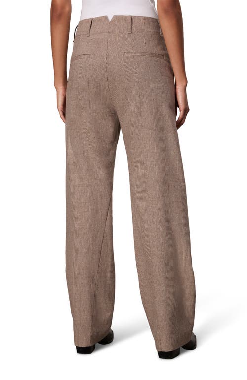 Rag & Bone Shea Plaid Stretch Wool Straight Leg Pants