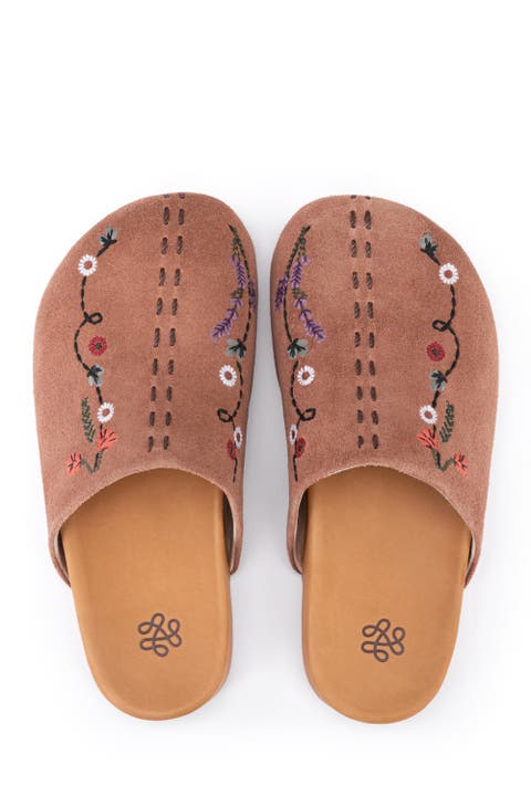 Bolinas Suede Clog Shoe