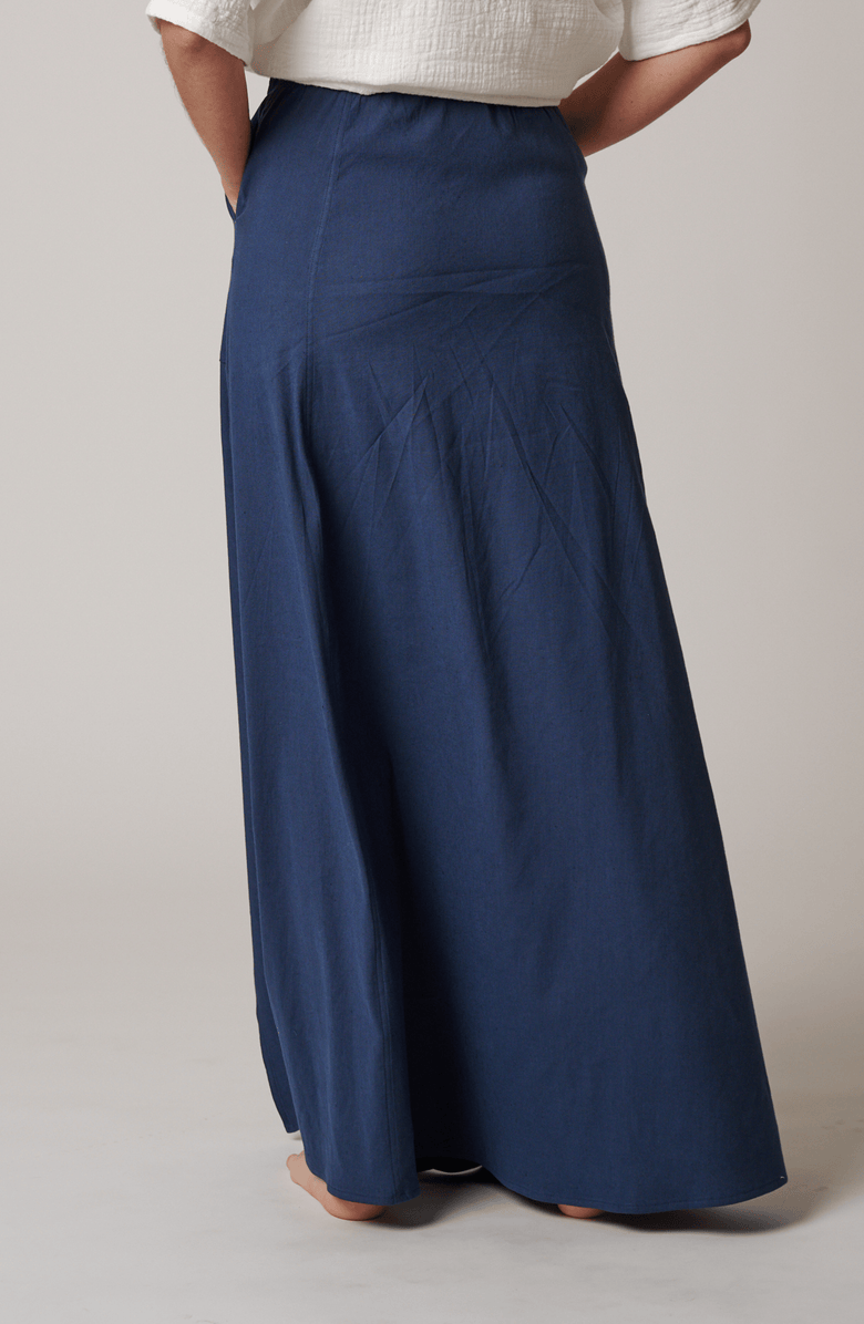 LEISURE LAB Sunset Flow Skirt, Alternate, color, Indigo