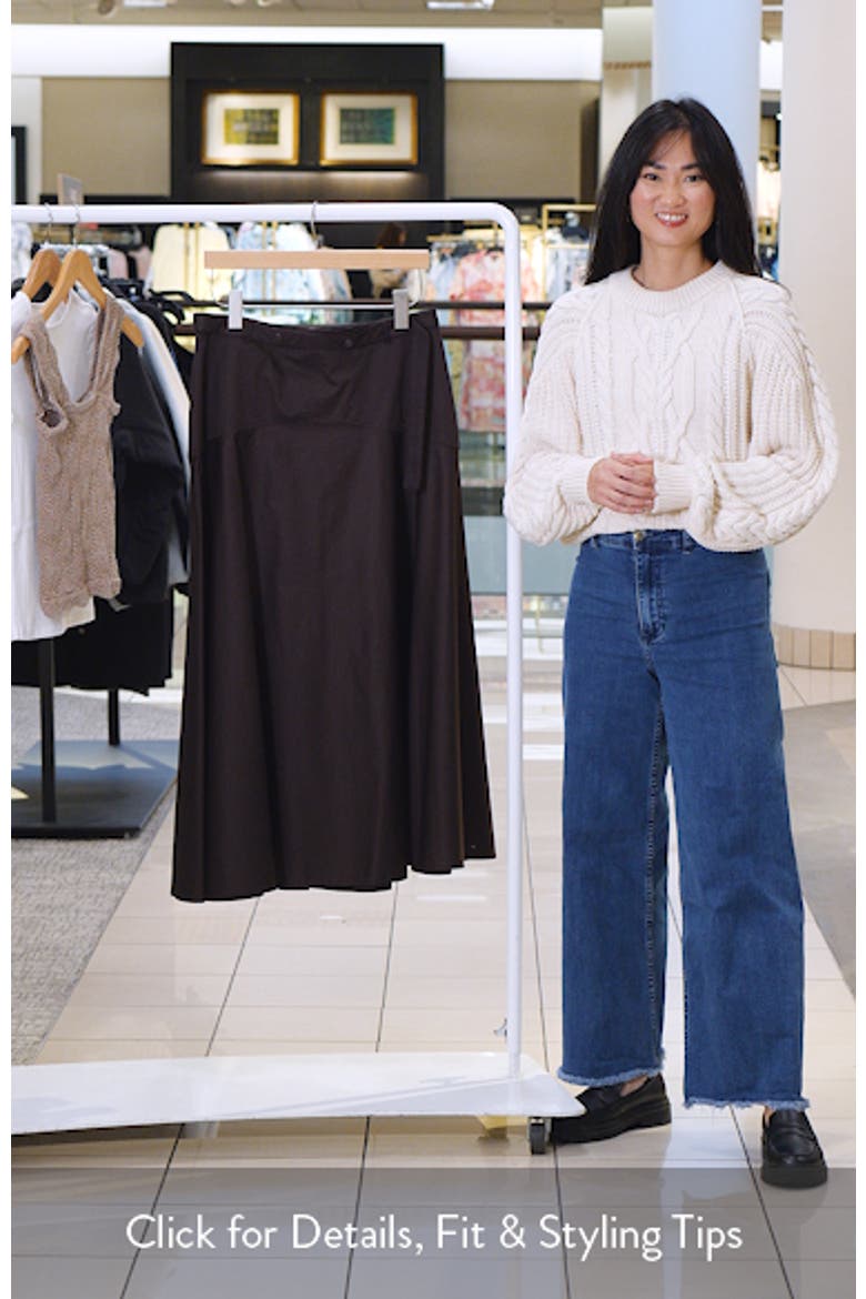 Vusola Stretch Cotton Maxi Skirt video