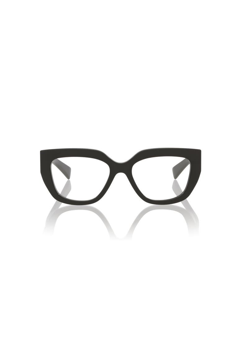 53mm Cat Eye optical glasses, Alternate, color, Black