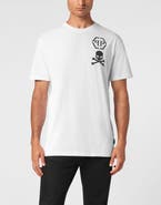 PHILIPP PLEIN T-Shirt V-Neck Ss Skull&Amp;Bones Men