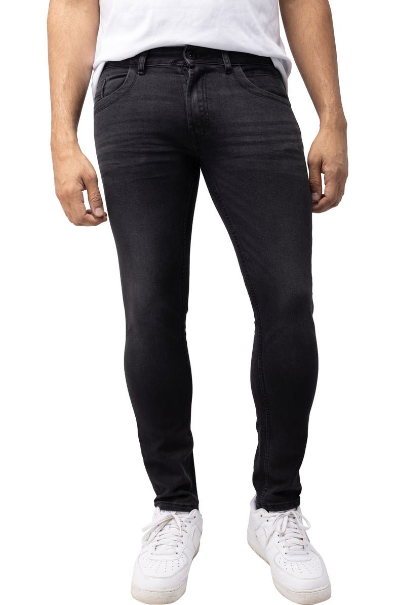 XRAY Skinny Jeans, Main, color, Black Wash