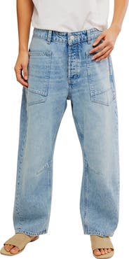 Free People Minimalist Moxie Barrel Jeans