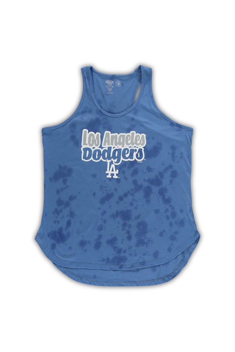 Women's Concepts Sport Royal Los Angeles Dodgers Plus Size Cloud Tank Top & Shorts Sleep Set, Alternate, color, Royal