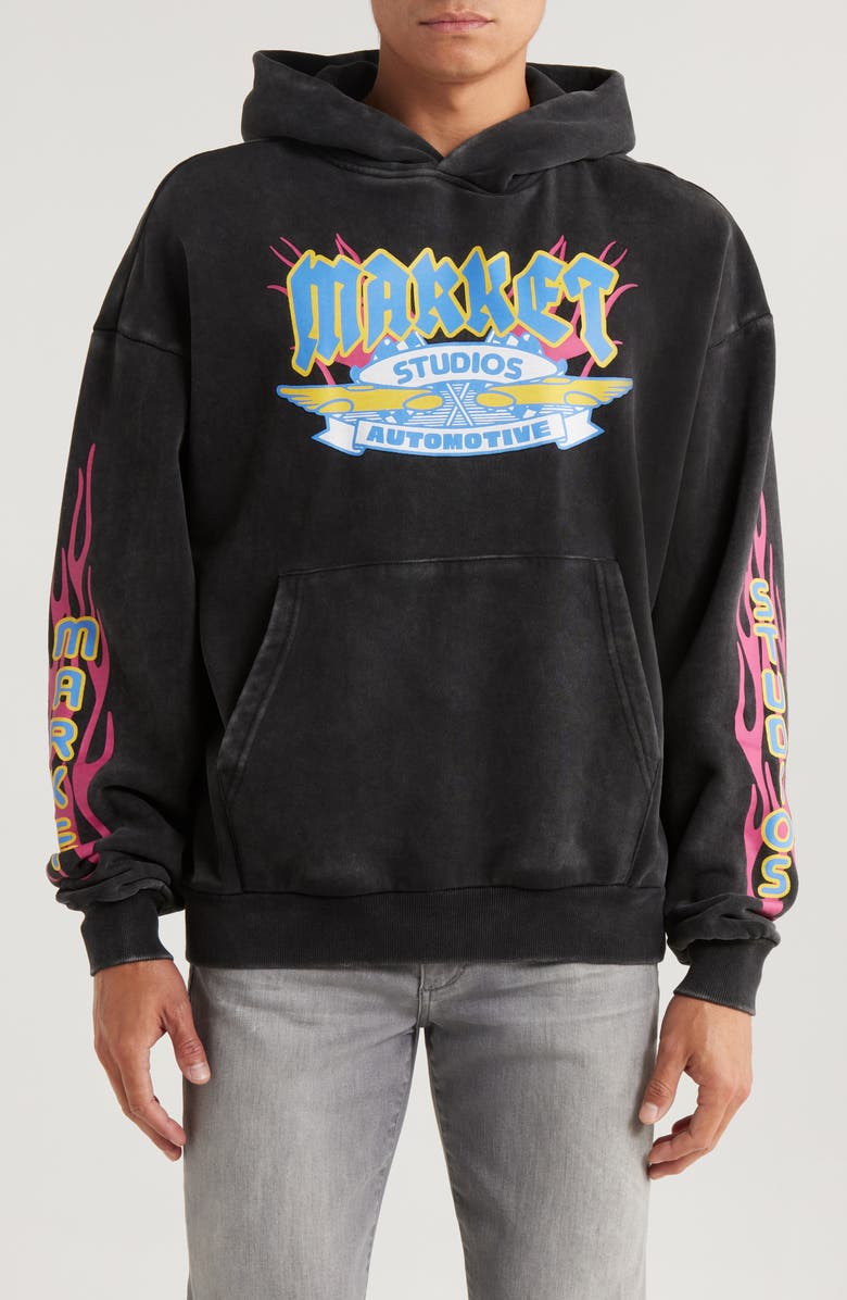 MARKET V12 Graphic Hoodie, Main, color,