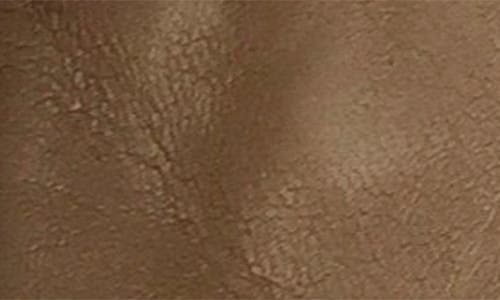 Paula Rowan Jacqueline Zip Detail Leather Gloves In Taupe