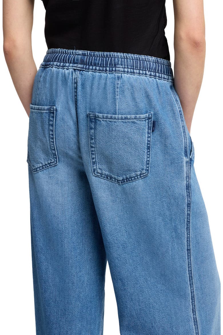 Pull-On High Waist Wide Leg Jeans, Alternate, color, HILO
