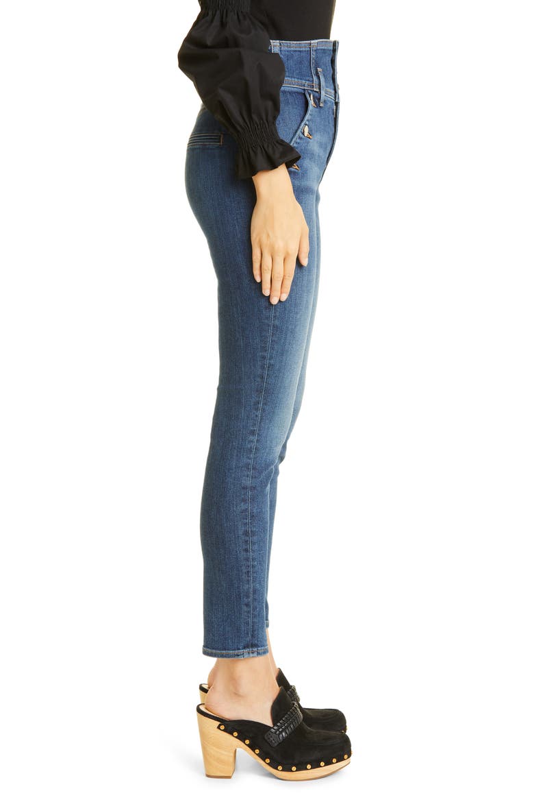 Jossie Sailor High Waist Skinny Jeans, Alternate, color, LAGUNA