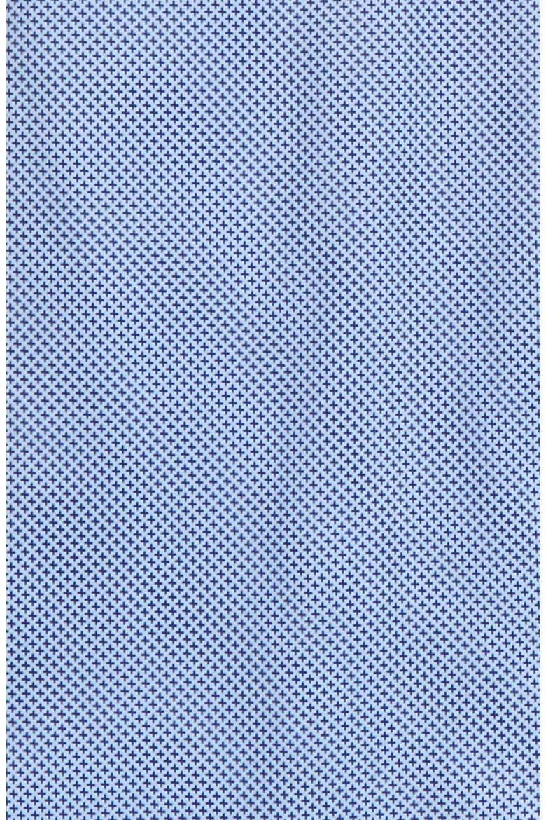 Kids' Geo Print Stretch Dress Shirt, Alternate, color, LIGHT BLUE/ NAVY