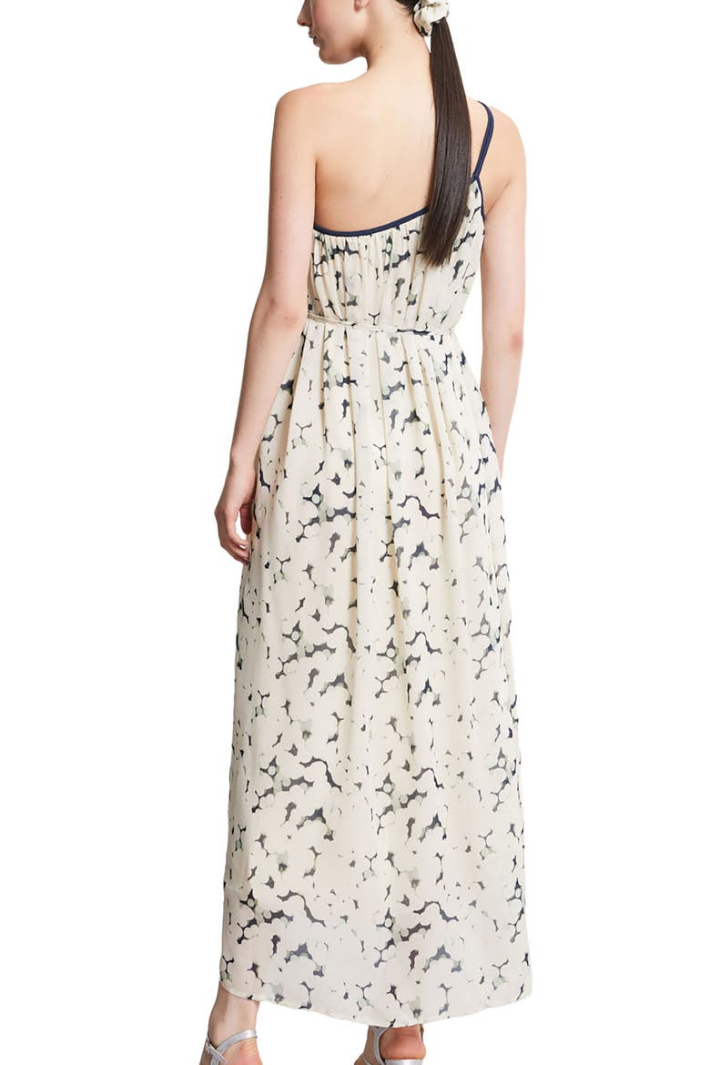 Asymmetric Viscose Dress, Alternate, color, Ecru