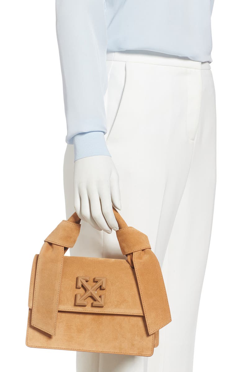 Off-White New Jitney 1.4 Suede Bag, Alternate, color,