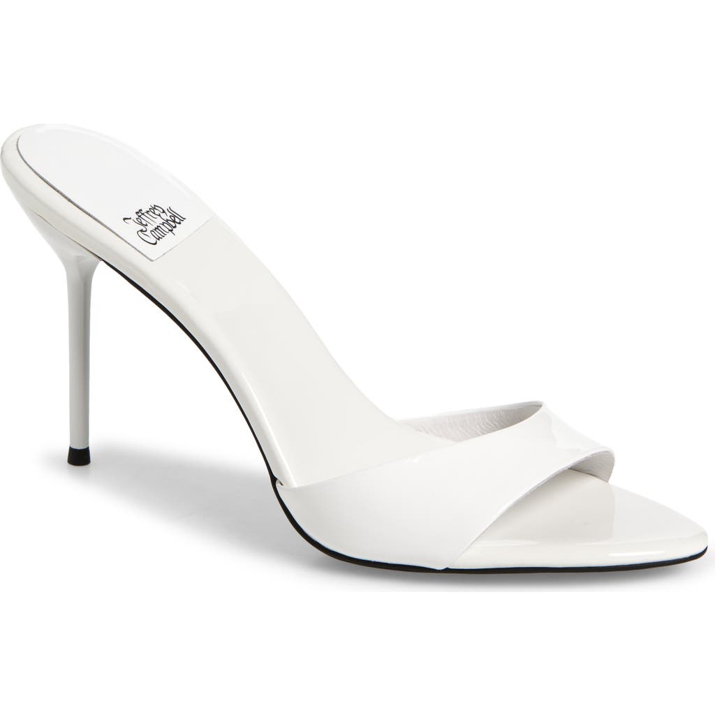 Jeffrey Campbell Ce-soire Slide Sandal In White