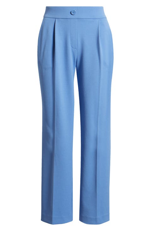 Pleated Pull-On Pants (Petite)