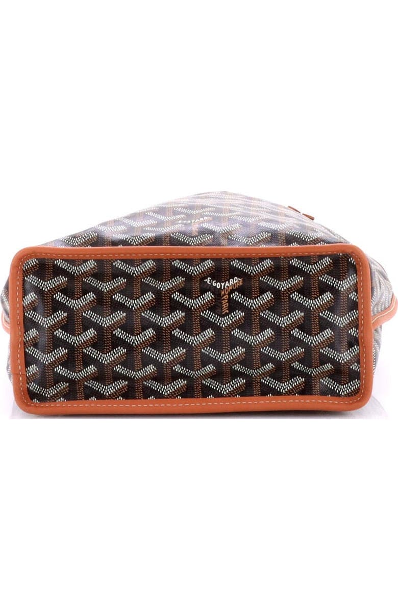 Pre-Owned Goyard Anjou Reversible Tote Coated Canvas Mini, Alternate, color, Black