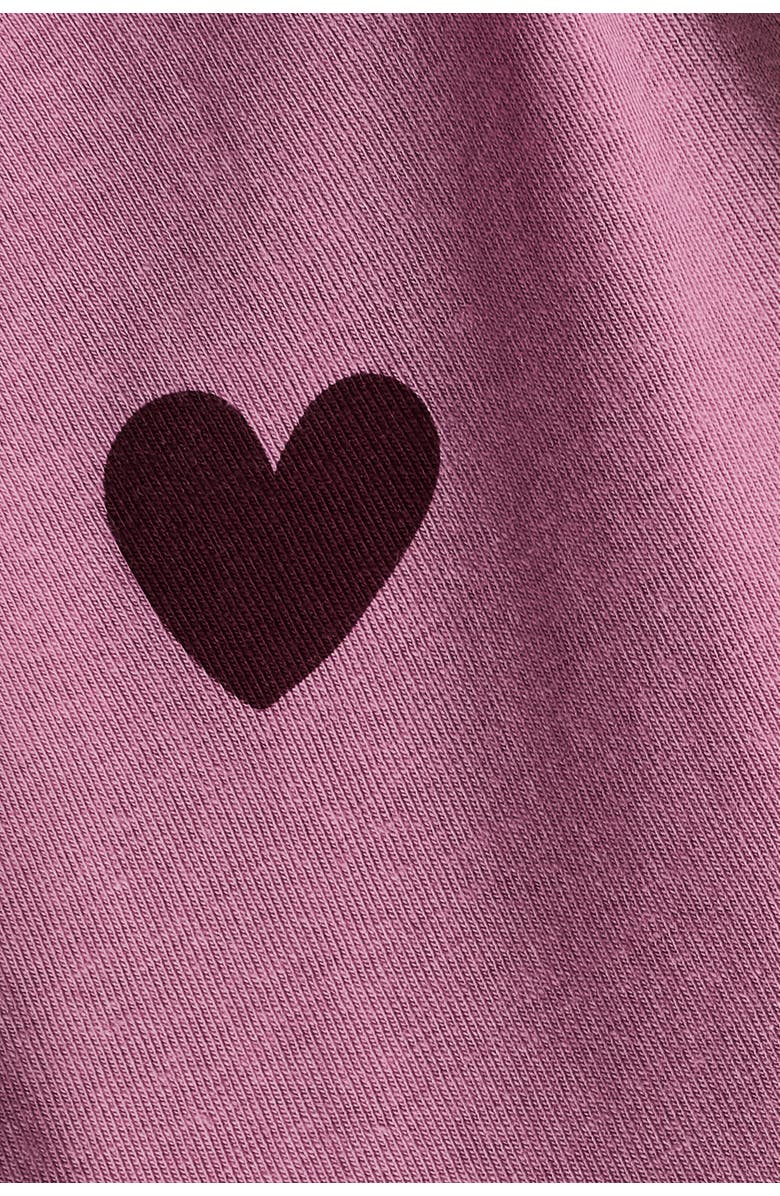 H&M 3-pack Cotton Cycling Shorts, Alternate, color, Dusty Purple/Hearts