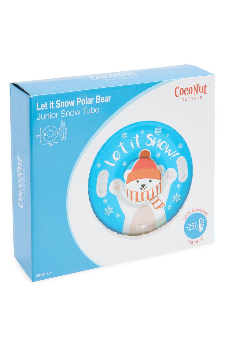 Coconut Outdoor Jr. Polar Bear 32-Inch Snow Tube, Main, color, Blue