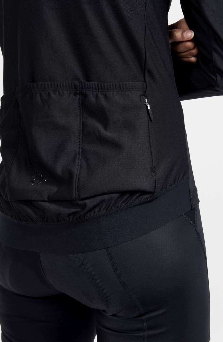 Craft Core Bike Essence Long Sleeve Jersey Top, Alternate, color, Black